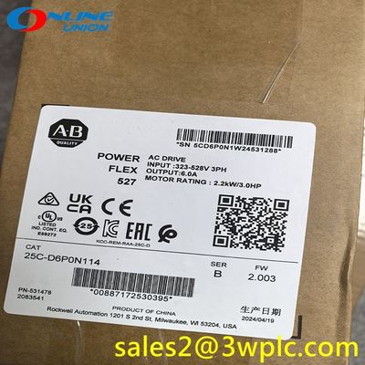 25C-D6P0N114 อัลเลน บราดลี่ย์ พาวเวอร์ฟล็กซ์ 527 AC Drive Frequency CONTROL