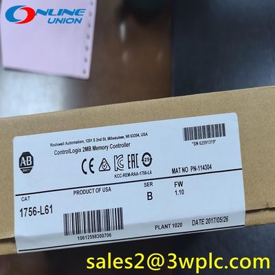 1756-L61 Allen Bradley ControlLogix 2 MB Kontroler pamięci SER B