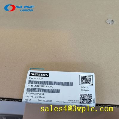 6SL3210-5BE25-5CV0 SIEMENS SINAMICS G120P درایو فرکانس متغیر با قدرت بالا (VFD)
