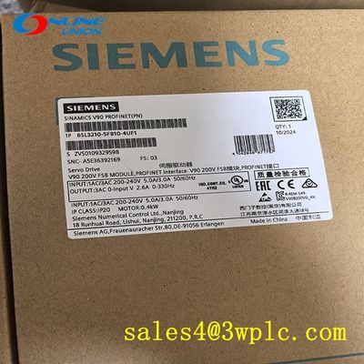 6SL3210-5FB10-4UF1 SIEMENS SINAMICS V90 Εξοπλισμός