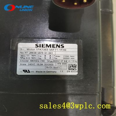 1FK7063-5AF71-1FH0 SIEMENS SIMOTICS S συγχρονισμένος ελεγκτικός κινητήρας