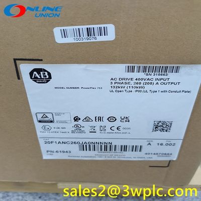 20F1ANC260JA0NNNNN Allen Bradley PowerFlex Air Cooled 753 AC Drive