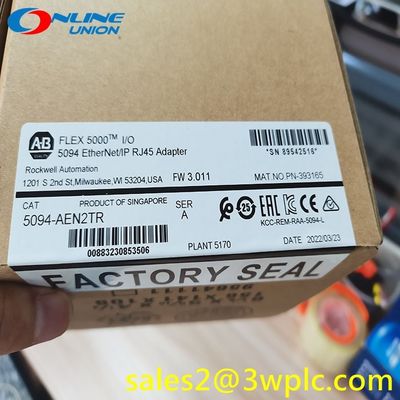 1880 mA Allen Bradley PLC 5094-AEN2TR Allen Bradley อะแดปเตอร์อีเธอร์เน็ต 32V DC 5094 Allen Bradley 16 โมดูล RJ45