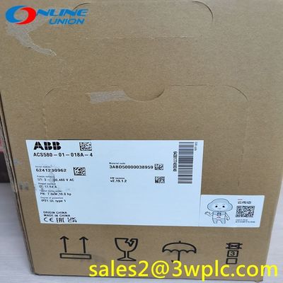 400 โวลต์ ABB ACS580-01-018A-4 ไดรฟ์แปรปรวนสามเฟส 64 DB