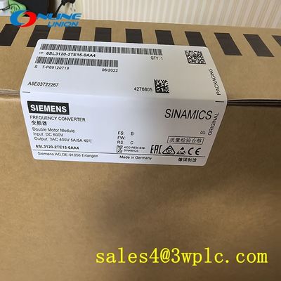 6SL3120-2TE15-0AA4 SIEMENS SINAMICS S120 หน่วยเข้าเครื่องยนต์คู่