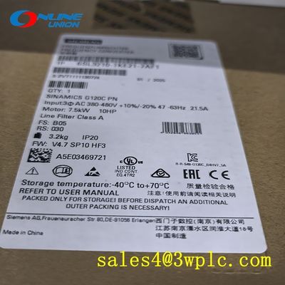 6SL3210-1KE21-7AF1 SIEMENS เครื่องขับแปลง