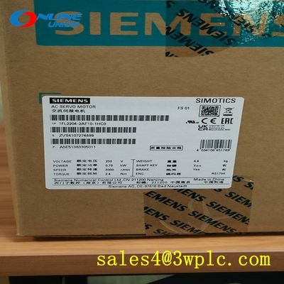 มอเตอร์เซอร์โวแบบซิงโครนัส SIMOTICS S-1FL2 SIEMENS 1FL2204-2AF10-1HC0 ขนาดกะทัดรัด ควบคุมความแม่นยำ