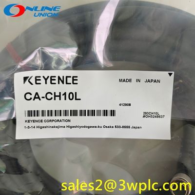 สายเคเบิลกล้องคอนเนคเตอร์ KEYENCE CA-CH10L รูปตัว L ยาว 10 เมตร สำหรับกล้องความเร็วสูง