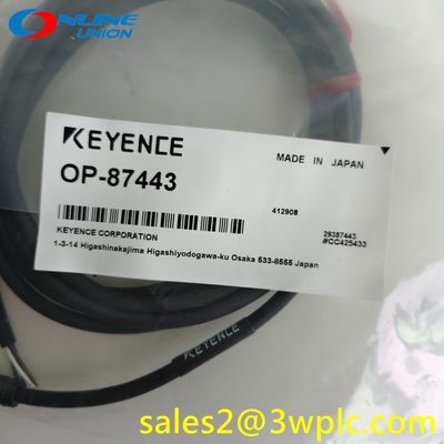 สายไฟแบบมีสาย 4 พิน KEYENCE OP-87443 Panel M8 (IX Series Thru Beam) ยาว 2 เมตร