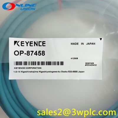 สายอีเธอร์เน็ต M12 4 พิน RJ45 KEYENCE OP-87458 เข้ากันได้กับ NFPA79 แบบตรง 5 เมตร