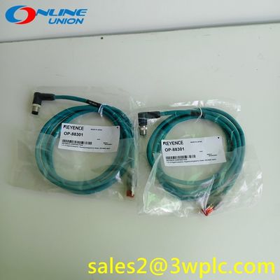 5m KEYENCE OP-88301 เคเบิลอีเทอร์เน็ต M12 4 ปิน RJ45 NFPA79-สอดคล้องตรง