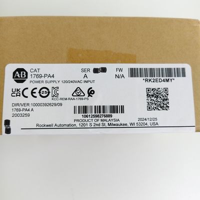 AC Allen Bradley 1769-PA4 Power Module ป้องกันกระแสไฟฟ้าเกินระยะ สําหรับระบบ CompactLogix