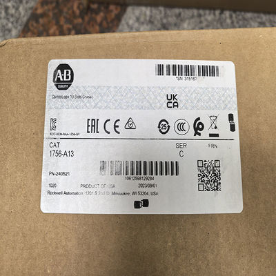 1756-A13  13 slot base rack in the Allen Bradley ControlLogix series