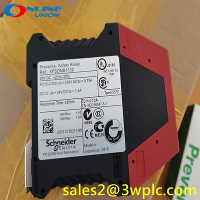 XPSDMB1132 Schneider  Preventa Safety Relay for Machine Safety (Dual Channel, 24V DC, PL e/SIL 3)