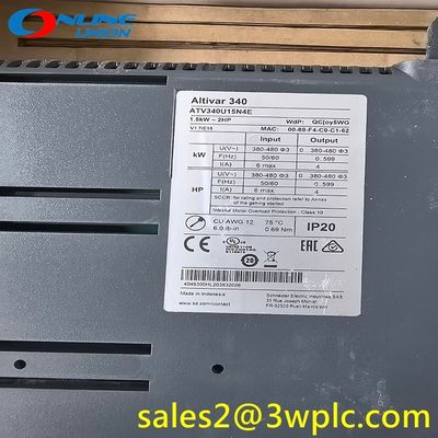 ATV340U15N4E Schneider Altivar 340 15kW 400V IP55 Three-Phase Variable Speed Drive for Advanced Industrial Automation