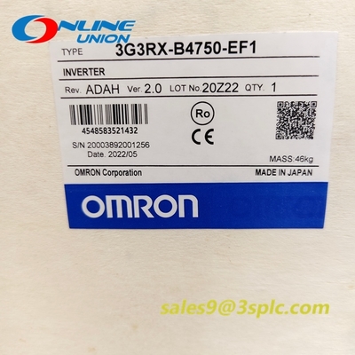 Omron 3G3RX-B4750-E1F 75kW AC Drive with Vector Control