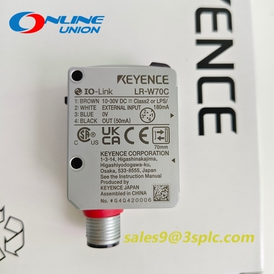 KEYENCE LR-W70C Digital Fiber Optic Sensor M12 4pin