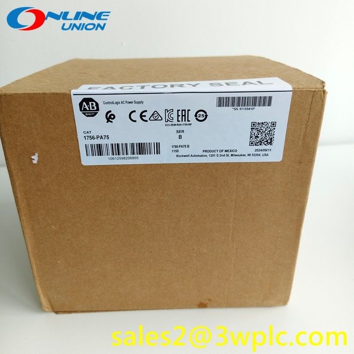 1756-Pa75 240VAC Allen Bradley PLC Controle portátilLogix 8 Pt A/O I ou V módulo