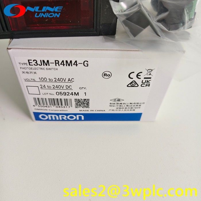 Sensor Fotoelétrico OMRON Peças OMRON E3JM-R4M4-G 2M Tipo Livre AC/DC