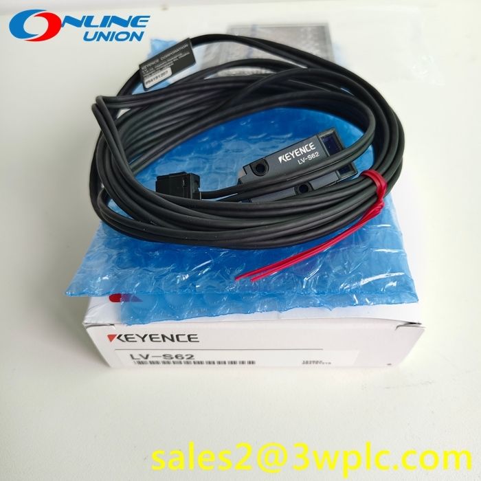 Sensor Laser Compacto KEYENCE LV-S62 – Detecção de Precisão para Espaços Reduzidos e Aplicações de Alta Velocidade