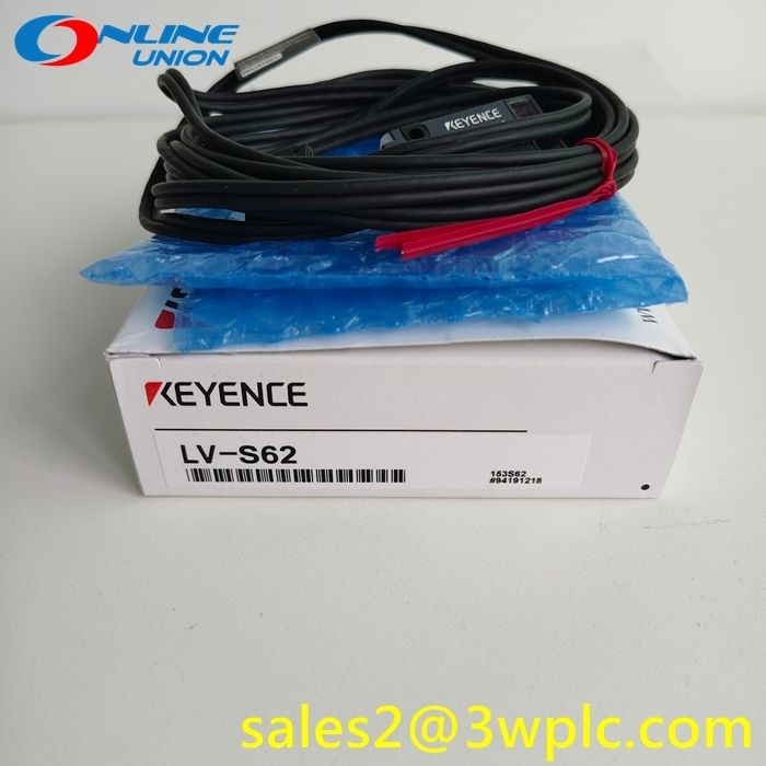 Sensor Laser Compacto KEYENCE LV-S62 – Detecção de Precisão para Espaços Reduzidos e Aplicações de Alta Velocidade