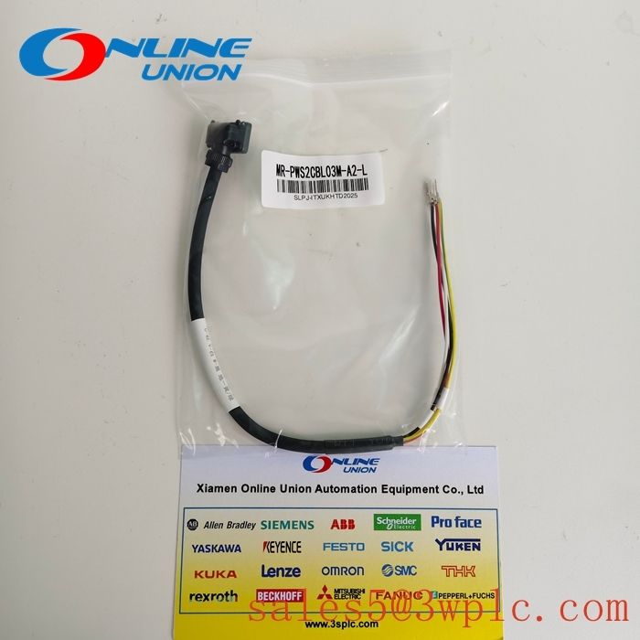 MR-PWS2CBL03M-A2-L 161603 Cáp nguồn Mitsubishi; cho HF-KE,-KN,-KP,-MP, HG-KR,-MR, 0.3 m