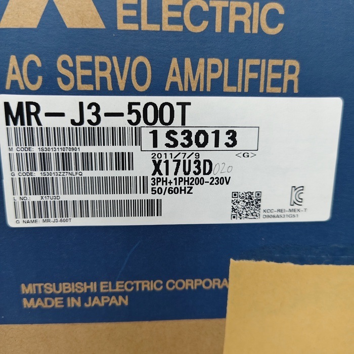 MR-J3-500T  MITSUBISHI MELSERVO-J3 Series AC Servo Drive: Precision Motion Control for Industrial Automation