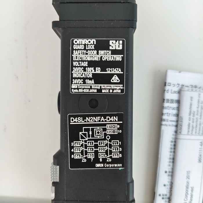 D4SL-N2NFA-D4N OMRON : Ultra-Compact Electromagnetic Safety Door Switch for High-Security Industrial Applications