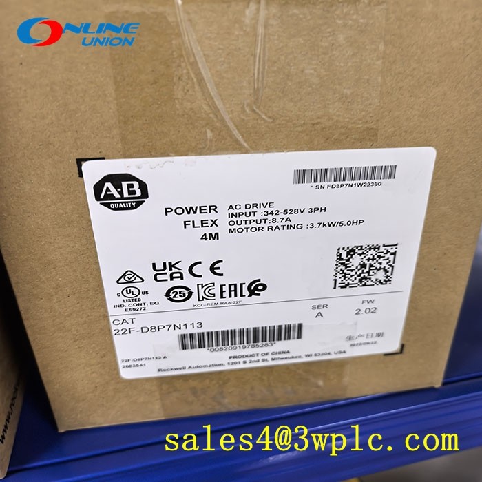 22F-D8P7N113 Allen Bradley Allen Bradley ไดรฟ์ AC PowerFlex 4M-3.7 kW (5 HP)