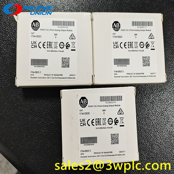 AB-1734-0E2C Allen Bradley Output Module,Point I/O,Analog,ปัจจุบัน