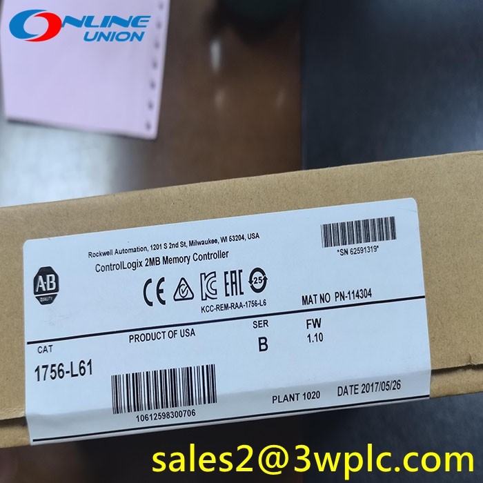 1756-L61 Allen Bradley ControlLogix 2 MB Kontroler pamięci SER B