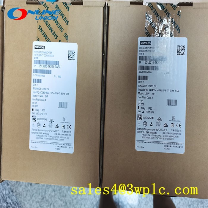 6SL3210-1KE14-3AF2 SIEMENS SINAMICS G120P การขับเคลื่อนความถี่ที่เปลี่ยนแปลง (VFD)