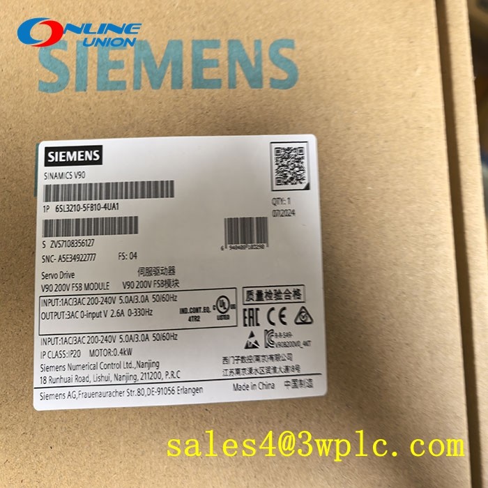 6SL3210-5FB10-4UA1 SIEMENS SINAMICS V90 Εξοπλισμός