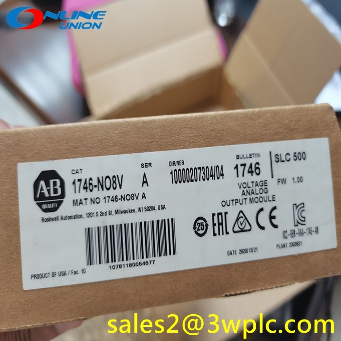 1746-NO8V Allen Bradley SLC 8 จุด โมดูลผลิตแบบแอนาล็อก