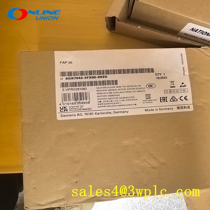6GK7542-5FX00-0XE0 หน่วยประมวลผลการสื่อสาร SIEMENS CP 1542-5