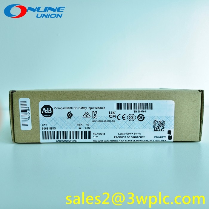5000 หน่วยเข้า Allen Bradley 5069-IB8S DC ความปลอดภัย การบํารุงรักษาง่าย