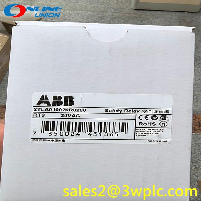 อะไหล่ความปลอดภัย ABB ABB 2TLA010026R0200 ซอฟต์สตาร์ทเตอร์ พร้อมบายพาสในตัว + โพเทนชิโอมิเตอร์ 3 ตัว