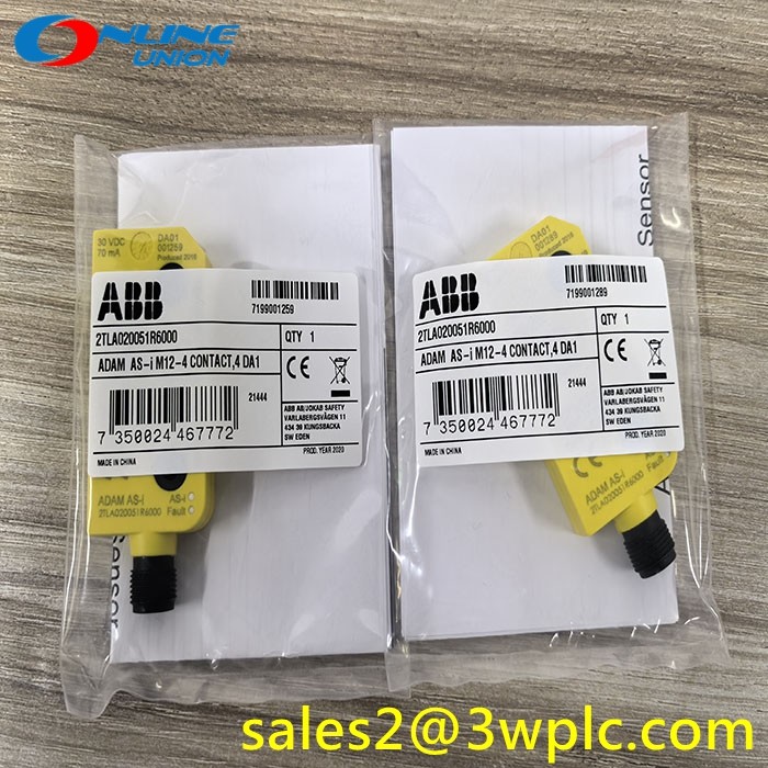 สวิตช์ประตูความปลอดภัยแบบไม่สัมผัส ABB 2TLA020051R6000 การป้องกัน IP67 30VDC