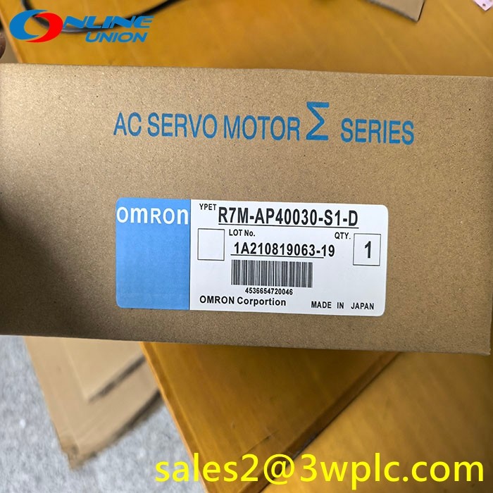 SmartStep Motors OMRON R7M-AP40030-S1-D SmartStep Drive และ XtraDrive 3000 รอบต่อนาที
