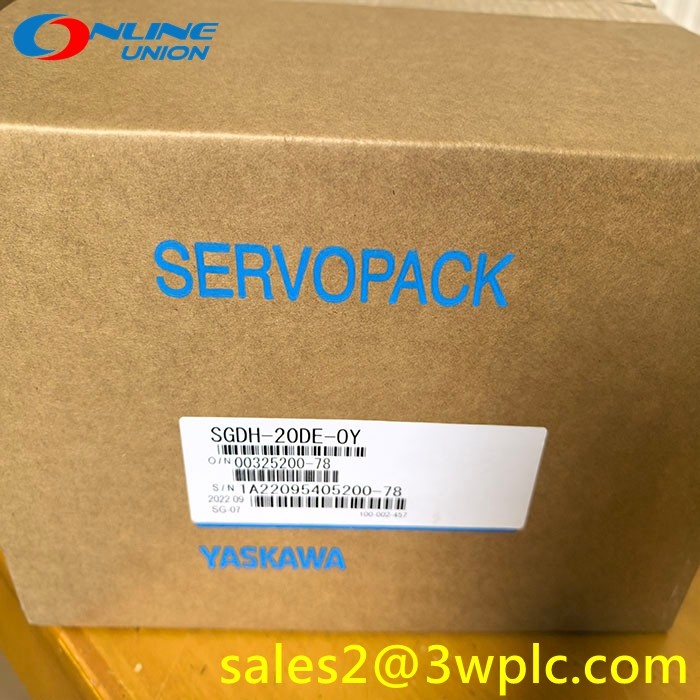 ความแม่นยําสูง YASKAWA ส่วนการควบคุมการเคลื่อนไหว YASKAWA SGDH-20DE-0Y AC Servo Drive