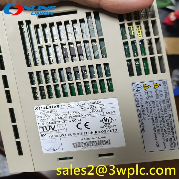 ความเร็วสูง YASKAWA XD-04-MSDO ระบบควบคุมหุ่นยนต์ที่ให้พลังกับสารเหลวความแม่นยําสูง