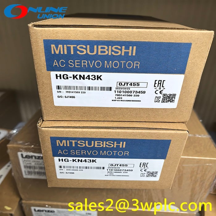 ความแม่นยําสูง MITSUBISHI HG-KN43 มอเตอร์เซอร์โว้ โซลูชั่นความอ่อนแอต่ํา 5000 รอบ / นาที