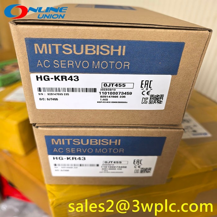 อินเนอร์ต้าต่ํา MITSUBISHI HG-KR43 มอเตอร์เซอร์โว โซลูชั่นไดนามิกสูง