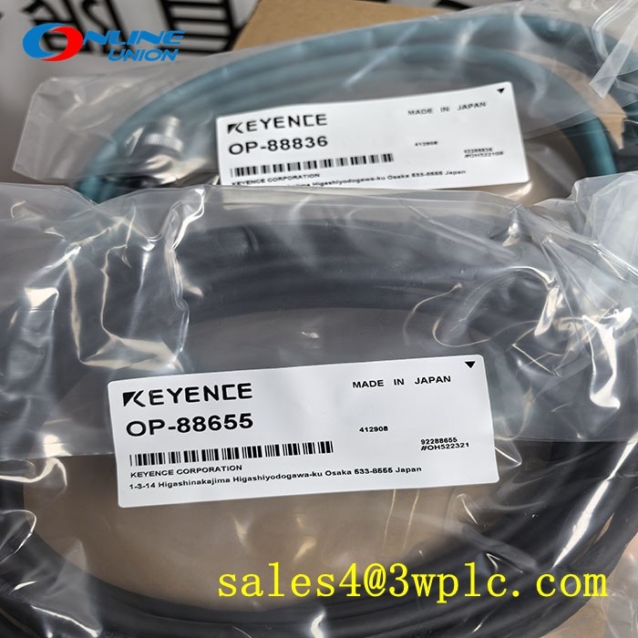 OP-88655 KEYENCE สายไฟฟ้า 12 ปิน 5 เมตร