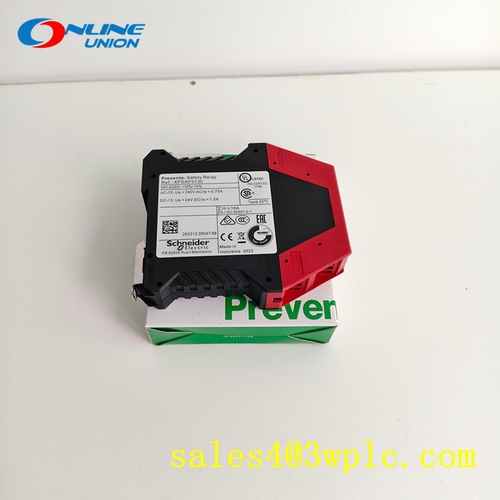 รีเลย์ความปลอดภัยแบบอินเตอร์ล็อค โมดูล Schneider XPSAF5130 สวิตช์ความปลอดภัย Schneider