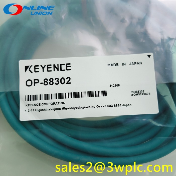 5m KEYENCE OP-88302 เคเบิลอีเทอร์เน็ต NFPA79-สอดคล้อง