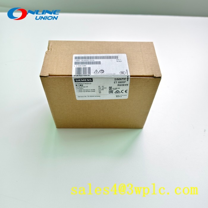 SIMATIC ET 200SP SIEMENS 6ES7155-6AU01-0CN0 PROFINET โมดูลอินเตอร์เฟซ 2-Port