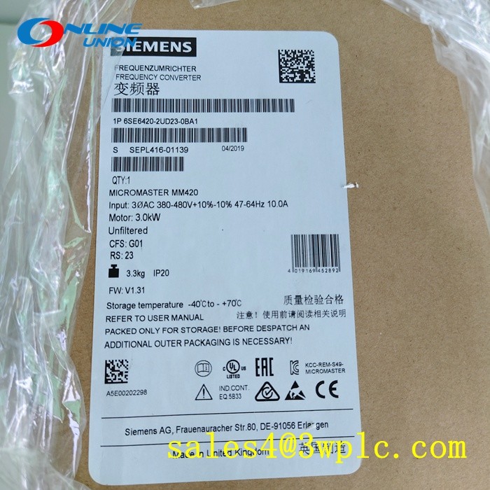 โปรแกรมยืดหยุ่น SIEMENS 6SE6420-2UD23-0BA1 MICROMASTER