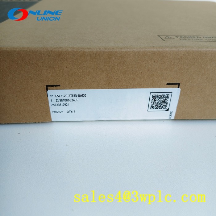 โมดูล PLC SIEMENS DC 650Hz SIEMENS 6SL3120-2TE13-0AD0 S120 โมดูลมอเตอร์คู่ อินพุต