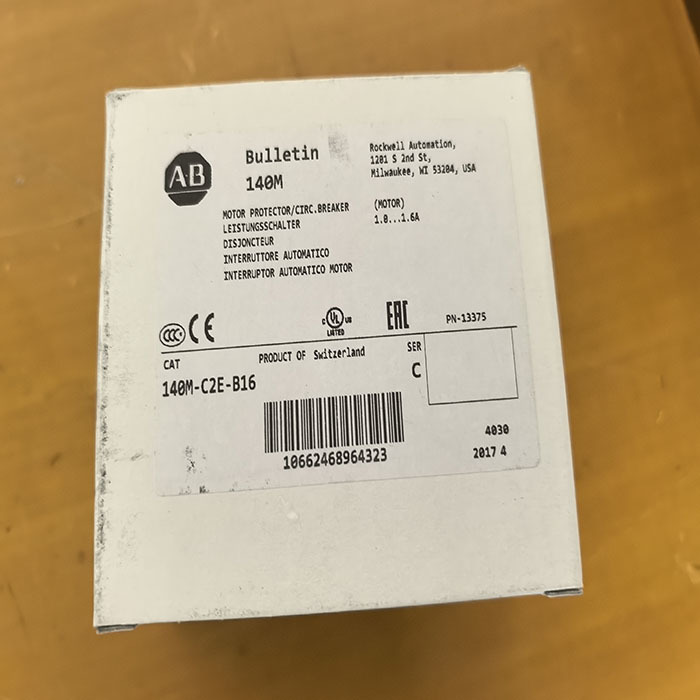 AB-140M-C2E-B16  circuit breaker designed specifically for industrial motor protection